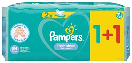 Fresh Clean 2x52τμχ Pampers