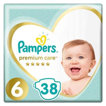Premium Care No. 6 για 13-18kg 38τμχ Pampers