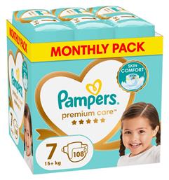 Premium Care No. 7 για 15+kg 108τμχ Pampers