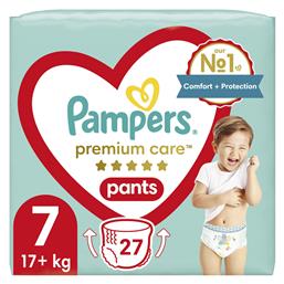 Premium Care No. 7 για 17+kg 27τμχ Pampers