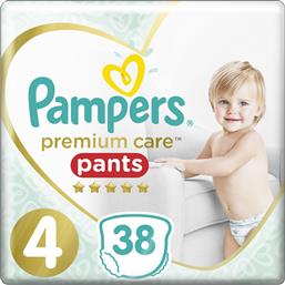 Pampers Premium Care Pants Πάνες Βρακάκι No. 4 για 9-15kg 38τμχ από το e-Fresh