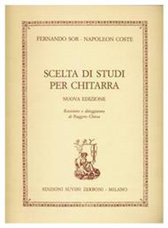 Fernando Sor-Napoleon Coste - Scelta Di Studi Per Chitarra Μέθοδος Εκμάθησης για Κιθάρα / Μπάσο Panas Music