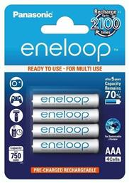 Eneloop AAA 750mAh 1.2V 4τμχ Panasonic