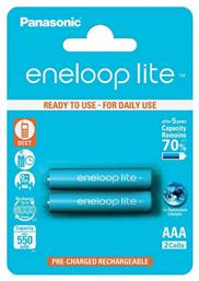 Eneloop Lite AAA 550mAh 1.2V 2τμχ Panasonic