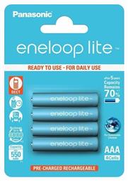 Eneloop Lite AAA 550mAh 1.2V 4τμχ Panasonic