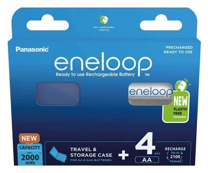 Eneloop & Storage Case AA 2000mAh 1.2V 4τμχ Panasonic