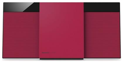 Ηχοσύστημα 2.0 SC-HC304 20W με CD Player και Bluetooth Κόκκινο Panasonic