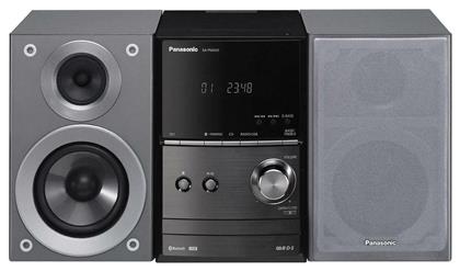 Ηχοσύστημα 2.0 SC-PM600 40W με CD / Digital Media Player και Bluetooth Ασημί Panasonic