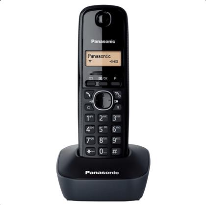 Panasonic KX-TG1611 Ασύρματο Τηλέφωνο Μαύρο από το Public