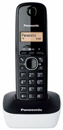 KX-TG1611 με Ελληνικό Μενού Μαύρο-Λευκό Panasonic