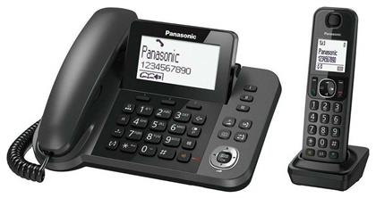 KX-TGF310 με Ελληνικό Μενού Μαύρο Panasonic
