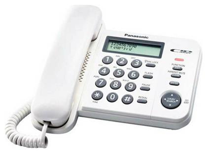 KX-TS560 Ενσύρματο Τηλέφωνο Γραφείου Λευκό Panasonic