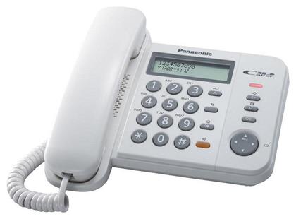 KX-TS580 Ενσύρματο Τηλέφωνο Γραφείου Λευκό Panasonic