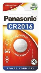 Lithium Power Μπαταρίες Ρολογιών CR2016 3V 6τμχ Panasonic