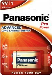 Pro Power Αλκαλική Μπαταρία 9V 1τμχ Panasonic