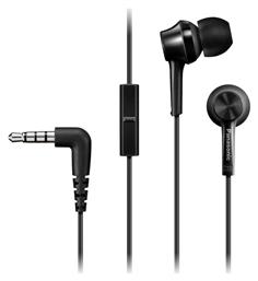 TCM115E In-ear Handsfree με Βύσμα 3.5mm Μαύρο Panasonic