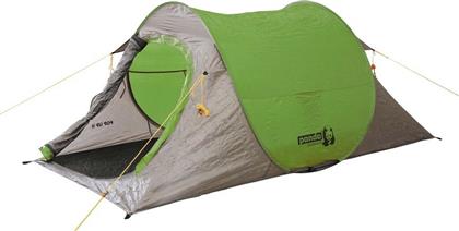 Pop Up II Αυτόματη Καλοκαιρινή Σκηνή Camping Pop Up Πράσινη για 2 Άτομα 240x110x100εκ. Panda