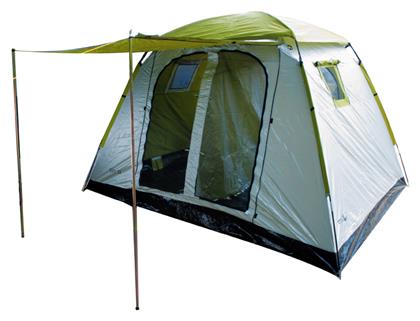 Sky II Καλοκαιρινή Σκηνή Camping Igloo Πράσινη για 4 Άτομα 300x240x190εκ. Panda
