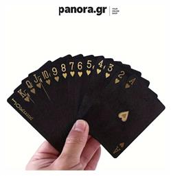 Τράπουλα Πλαστική Μαύρη Panora