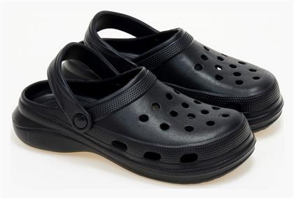 Παντόφλες Σαμπό Μαύρο - Issue Fashion