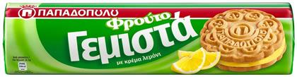 Μπισκότα Γεμιστά με Γέμιση Λεμόνι 200gr Παπαδοπούλου