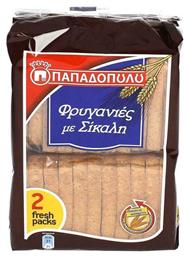 Φρυγανιές Σίκαλης Σίκαλης 160gr Παπαδοπούλου