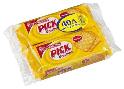 Pick Crackers Κλασσικά 200gr 2τμχ Παπαδοπούλου