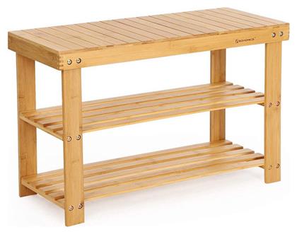 Παπουτσοθήκη από Μπαμπού με 2 Ράφια 70x28x45cm - Vasagle
