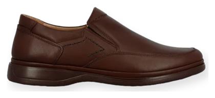 Δερμάτινα Ανδρικά Slip-On Καφέ Parex