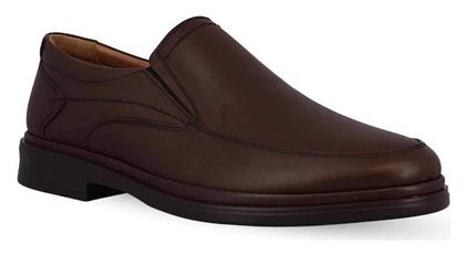 Δερμάτινα Ανδρικά Slip-On Καφέ Parex