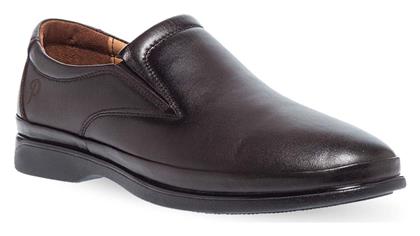 Δερμάτινα Ανδρικά Slip-On Καφέ Parex