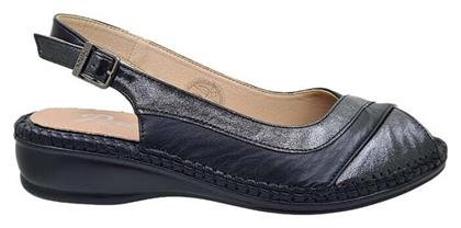 Peep Toe Γόβες με Λουράκι Μαύρες Parex
