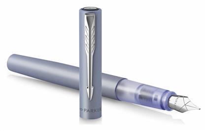 Vector XL Πένα Γραφής Medium Μπλε από Ορείχαλκο με Μπλε Μελάνι Parker
