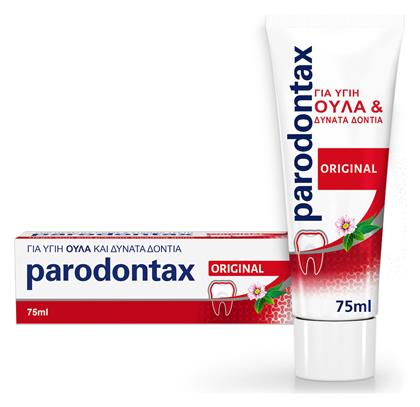 Parodontax Original Οδοντόκρεμα Mint & Ginger για Ούλα που Αιμορραγούν 75ml