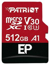 EP microSDXC 512GB Class 10 U3 V30 A1 UHS-I Patriot