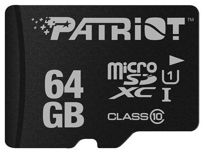 microSDXC 64GB Class 10 U1 High Speed Patriot