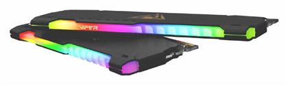 Viper Steel RGB 32GB DDR4 RAM με 2 Modules (2x16GB) και Ταχύτητα 3200 για Desktop Patriot