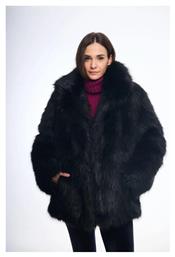 Yeti Κοντή Γυναικεία Γούνα Μαύρη (Black) PCP