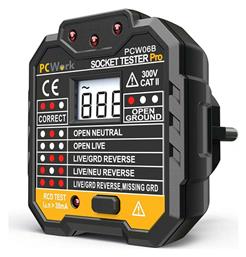 PCW06B Tester Καλωδίων Ρεύματος Pcwork