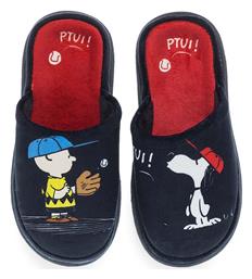 and Woodstock Παιδικές Παντόφλες Μαύρες Peanuts Snoopy