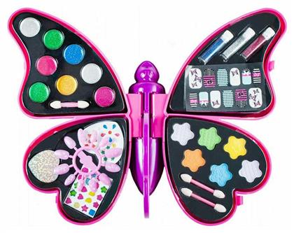 Παιχνίδι Παιδική Παλέτα Μακιγιάζ Make Up Με Σκιές Και Lip Gloss - Aria Trade