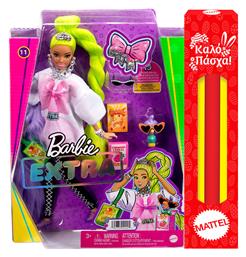 Παιχνιδολαμπάδα Extra #11 Neon Green Hair για 3+ Ετών Barbie