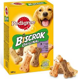 Pedigree Biscrok Original Μπισκότο Σκύλου με Κοτόπουλο και Μοσχάρι 500gr από το Plus4u