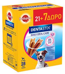 Dentastix Για Μικρόσωμες Φυλές Pack 21τμχ + Δώρο 7τμχ Pedigree