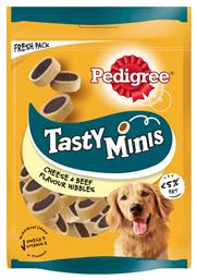 Tasty Minis Λιχουδιά Σκύλου με Μοσχάρι και Τυρί 140gr Pedigree