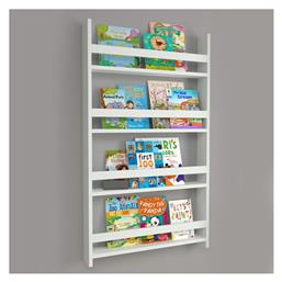 Παιδική Ραφιέρα Montessori Λευκή 70x10x120εκ. Megapap