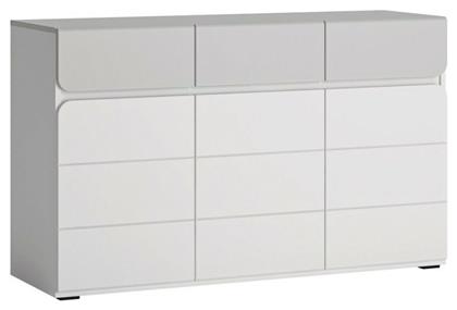 Παιδική Συρταριέρα Versatile Λευκή με 3 Συρτάρια 126x41.6x77εκ. Polihome