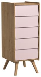 Παιδική Συρταριέρα Vintage II με 5 Συρτάρια 50.5x44x128εκ. Polihome