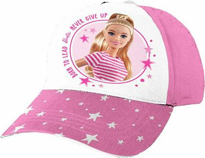 Παιδικό Καπέλο Jockey Υφασμάτινο Barbie Ροζ