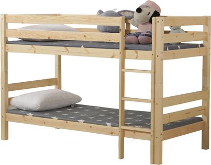 Παιδικό Κρεβάτι Κουκέτα για Στρώμα 90x200cm Φυσικό Benedict από το Polihome